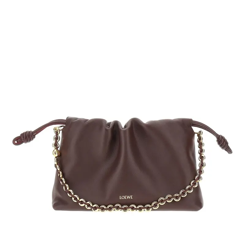 Borsa 'Flamenco' media in nappa