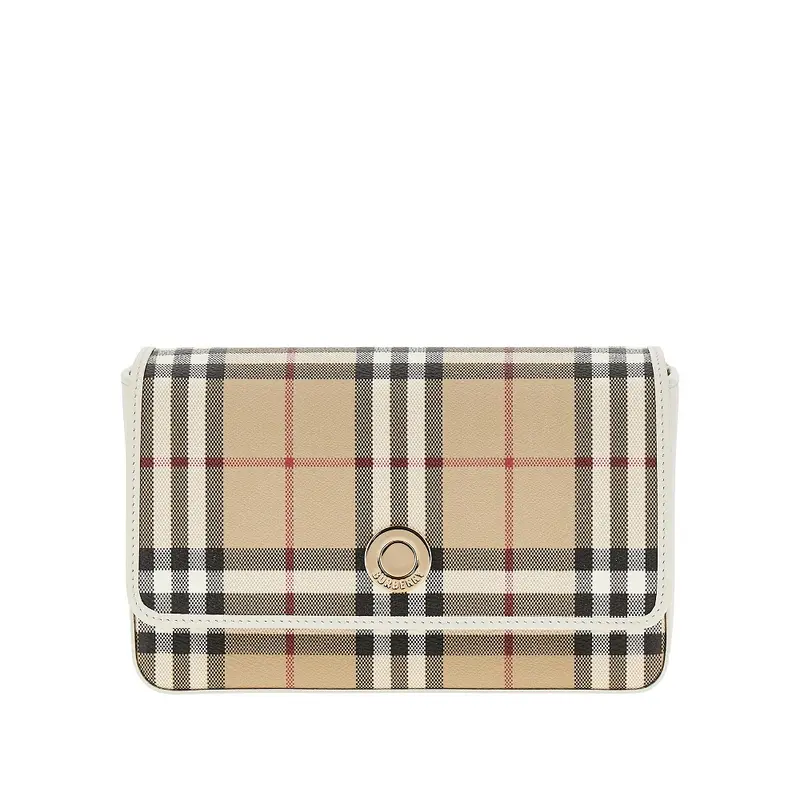 Borsa 'Hampshire' in tela spalmata Check