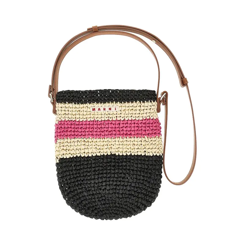 Borsa Kids a secchiello in rafia
