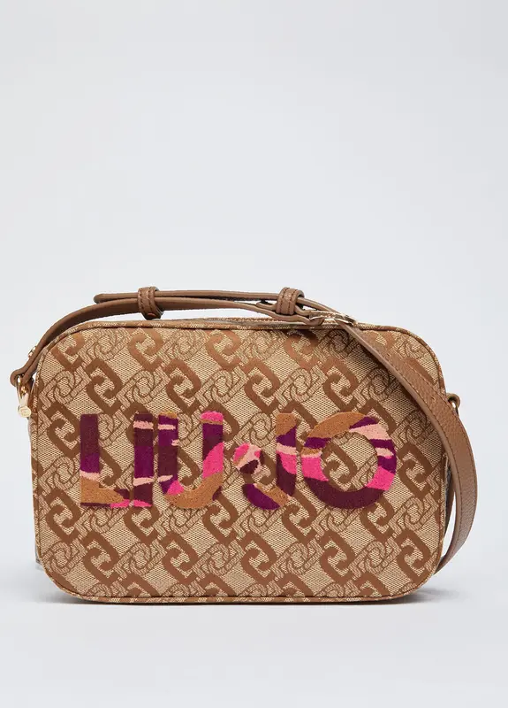 Borsa Liu Jo a Tracolla Jacquard / Beige