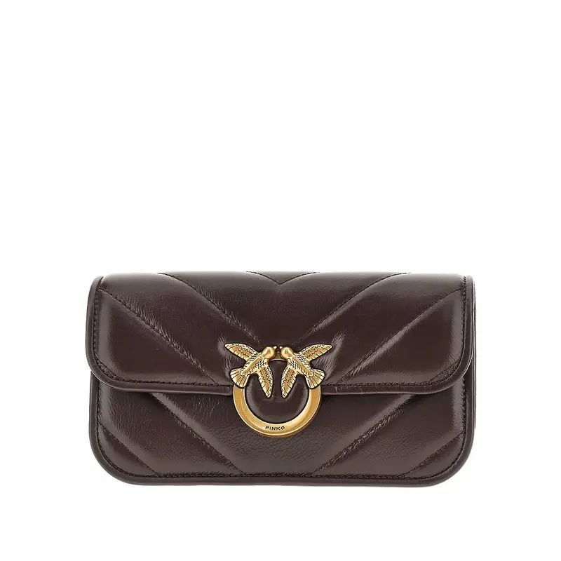 Borsa 'Love Bag Box' grande in pelle chevron