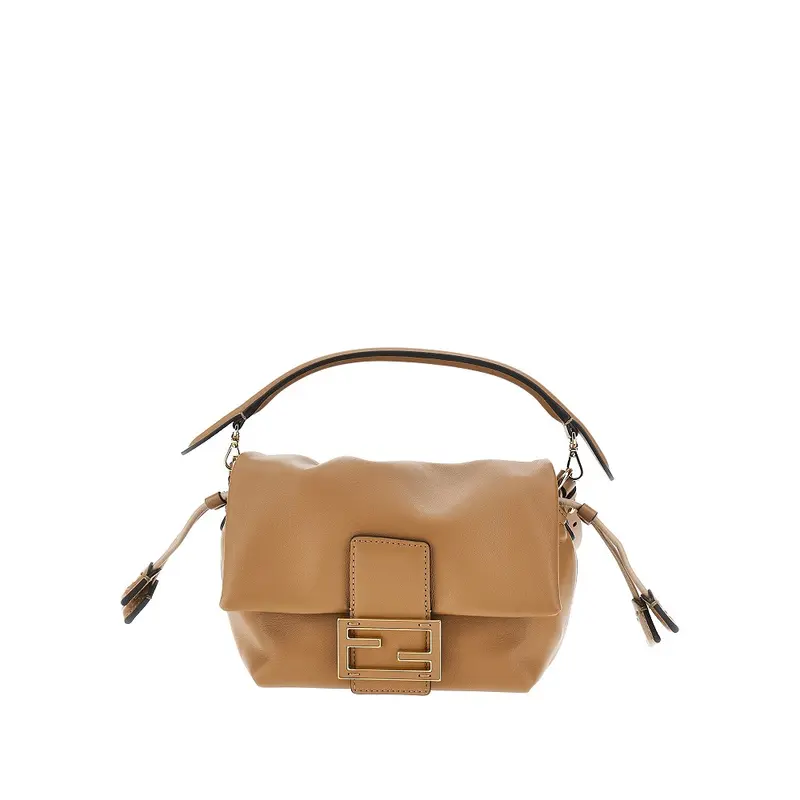 Borsa 'Mamma Baguette' piccola in nappa