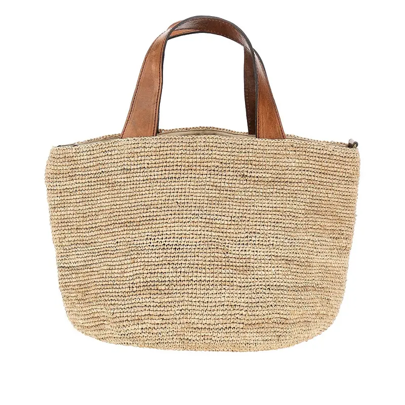 Borsa 'Mirozy' in rafia naturale