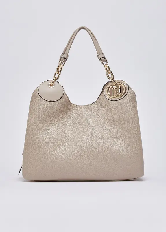 Borsa Satchel Media / Avorio