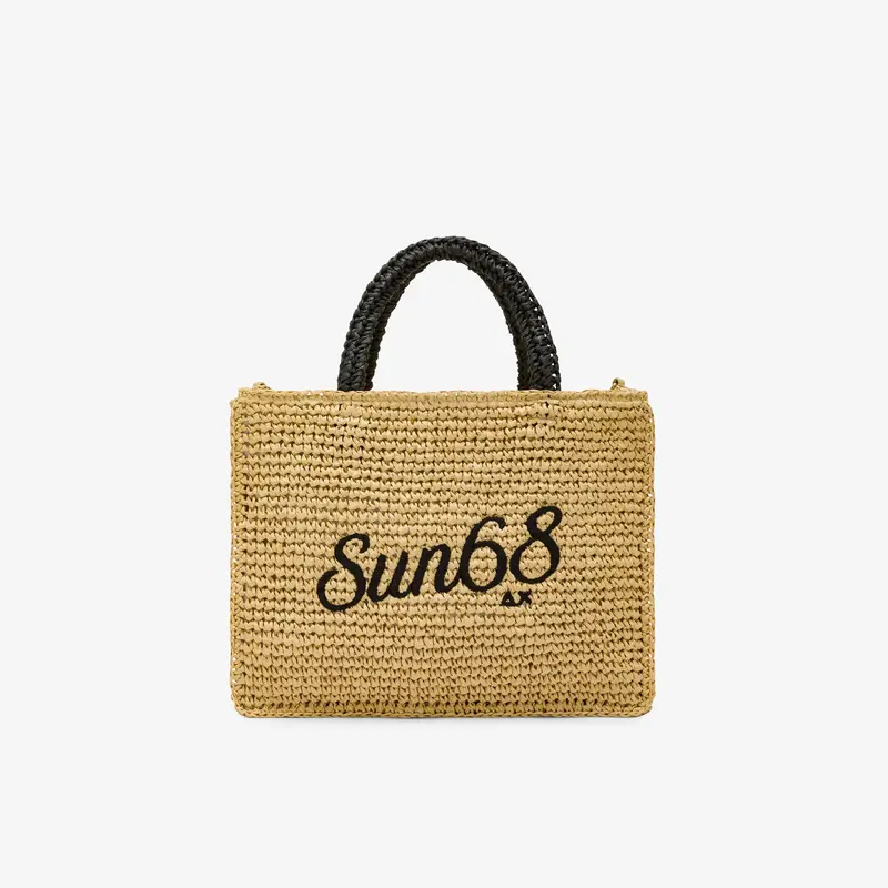 Borsetta Cali Midi Straw / Beige
