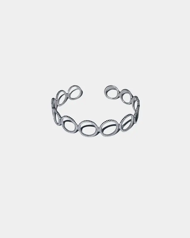 Bracciale cerchi argento