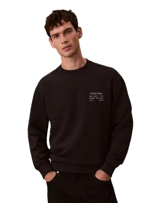 CALVIN KLEIN JEANS LS EU 350TERRY GRAPH