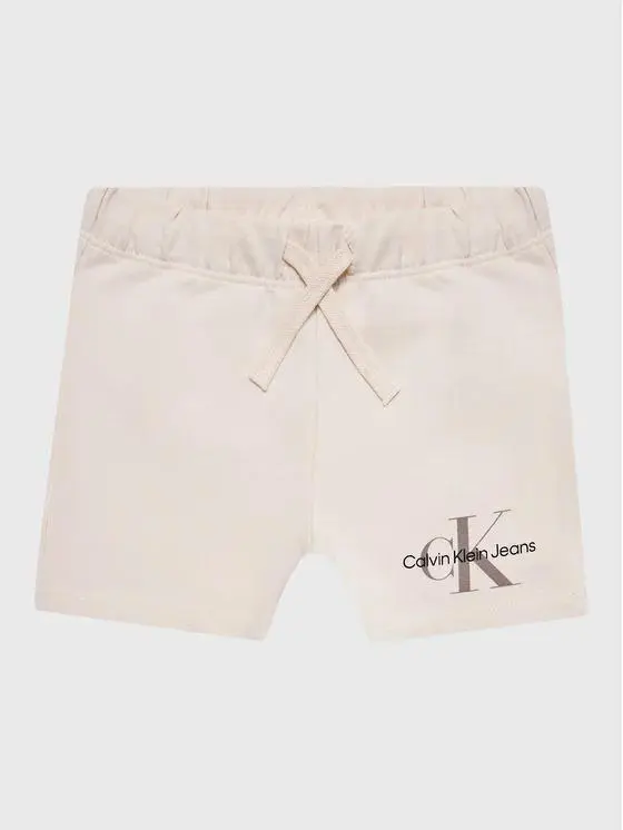 CALVIN KLEIN JEANS MONOGRAM LOGO SHORTS