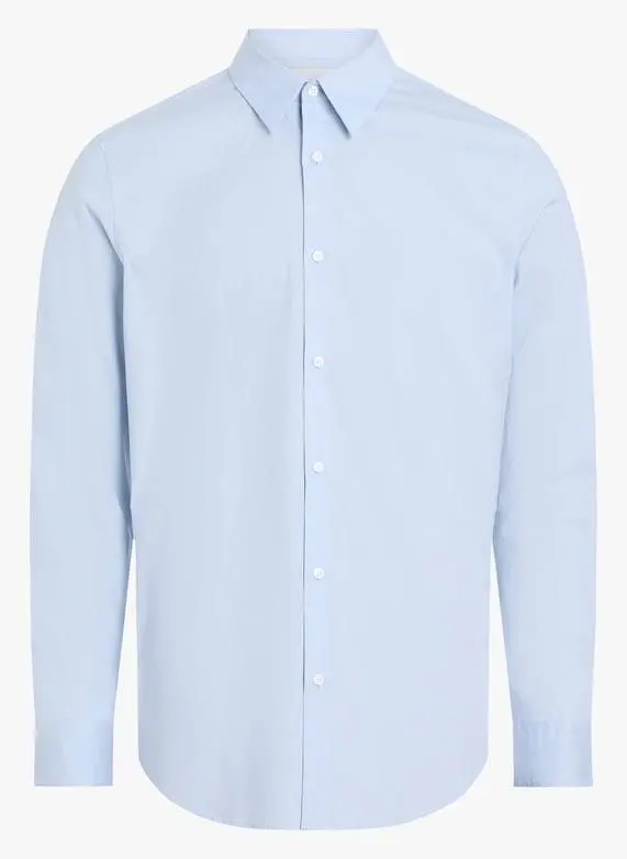 CALVIN KLEIN LS SOLID STRETCH SLI