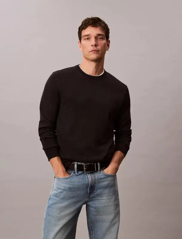 CALVIN KLEIN LS SUPIMA COTTON CRE