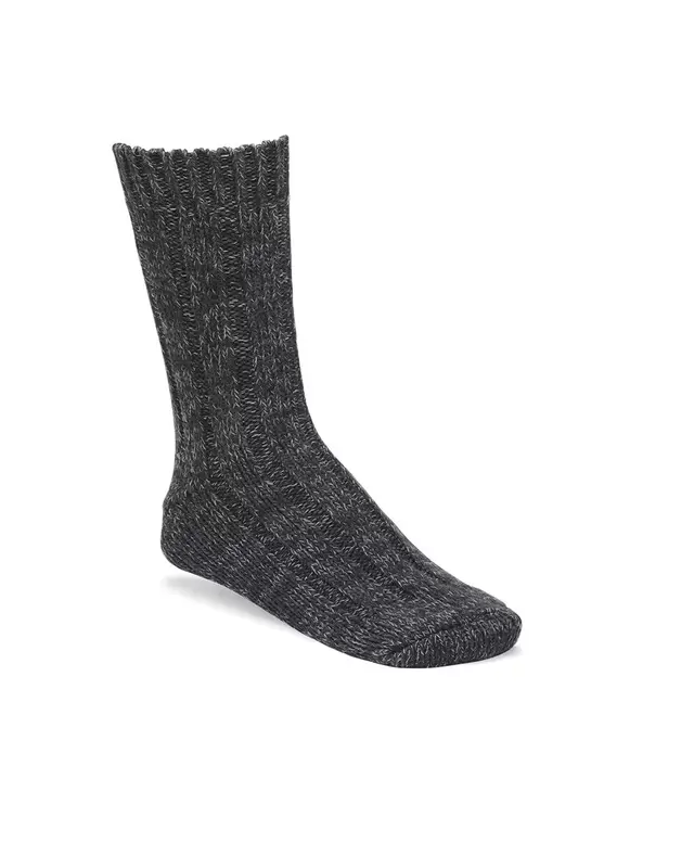Calza Cotton Twist Uomo cotone nero