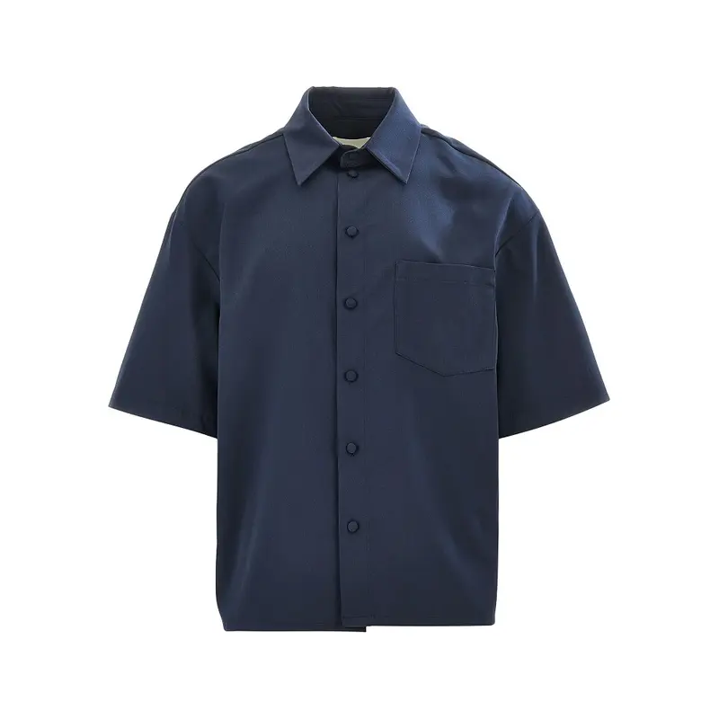 Camicia Boxy Fit in misto viscosa