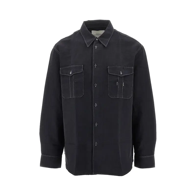 Camicia in cotone e lino 'Louro'