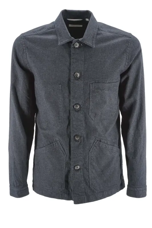 Camicia in Cotone Morbido / Nero