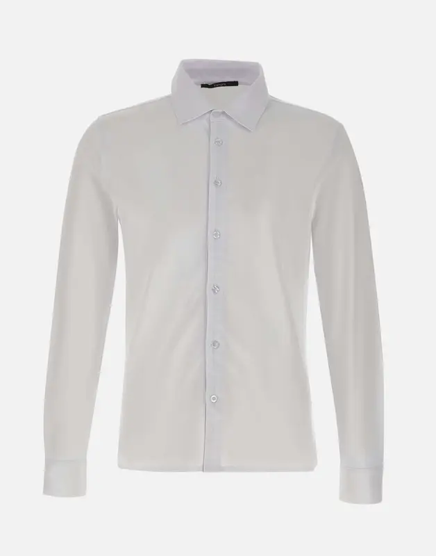 Camicia in jersey piquet