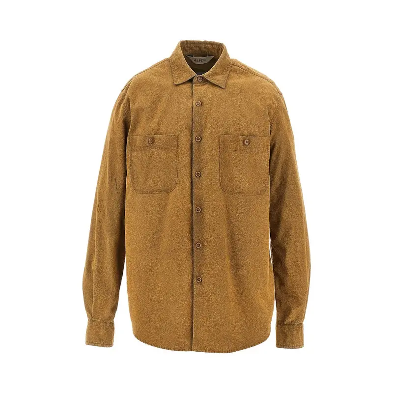 Camicia in pelle accoppiata
