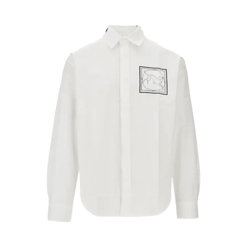 Camicia 'Simon' con applicazione Dog