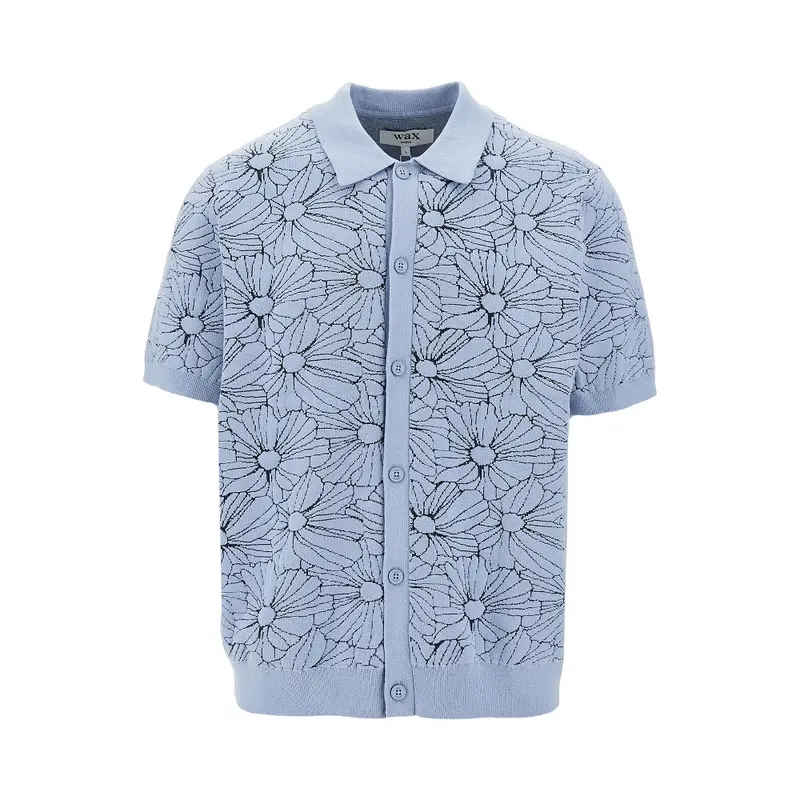 Camicia 'Tellaro' in maglia jacquard