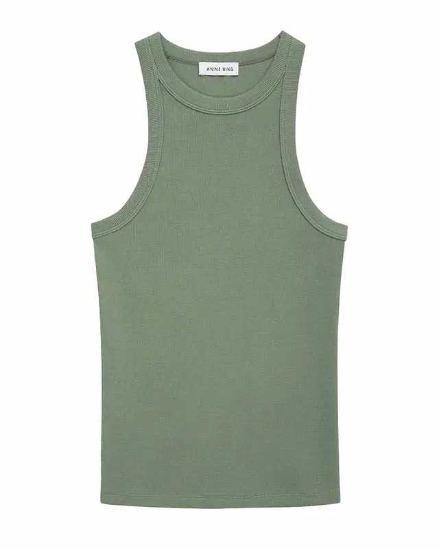 Canotta Eva Tank verde artichoke