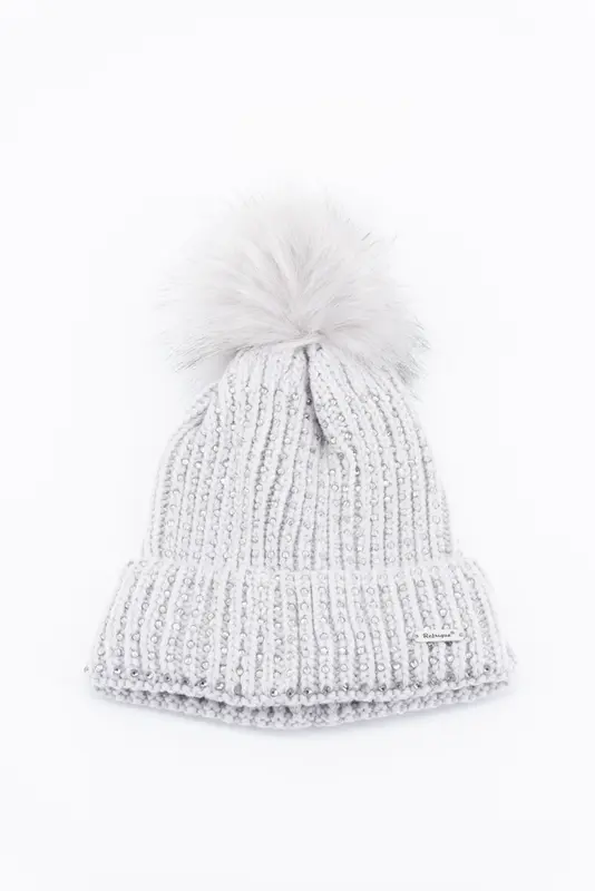 Cappello con Logo e Applicazioni / Grigio