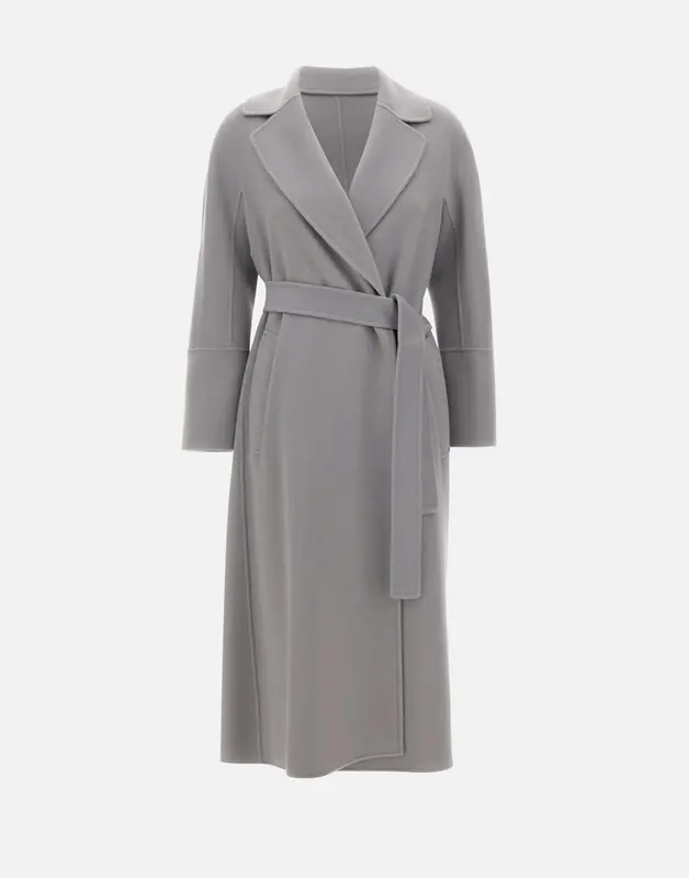 Cappotto a vestaglia in lana