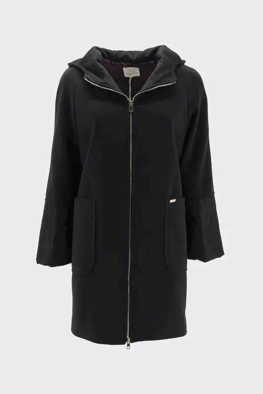 Cappotto con Cappuccio / Nero
