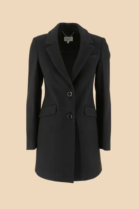Cappotto Monopetto / Nero