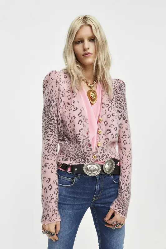 Cardigan Aniye By con Stampa / Rosa