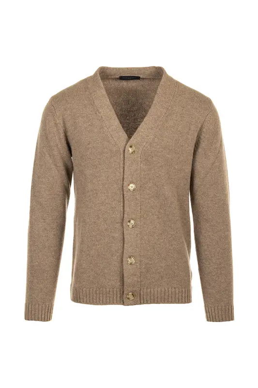 Cardigan in Lana / Beige