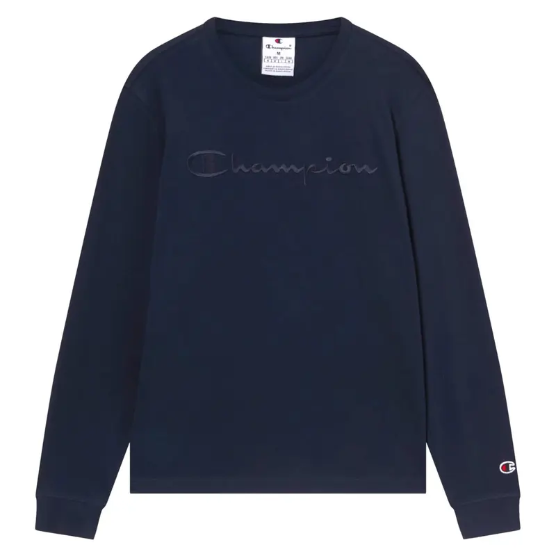 CHAMPION CREWNECK LONG SLEEVE TEE