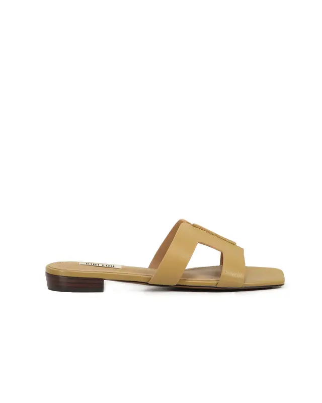 Ciabatta H pelle camel