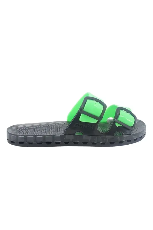 Ciabatta Sensi Jolla Black Fluo / Verde