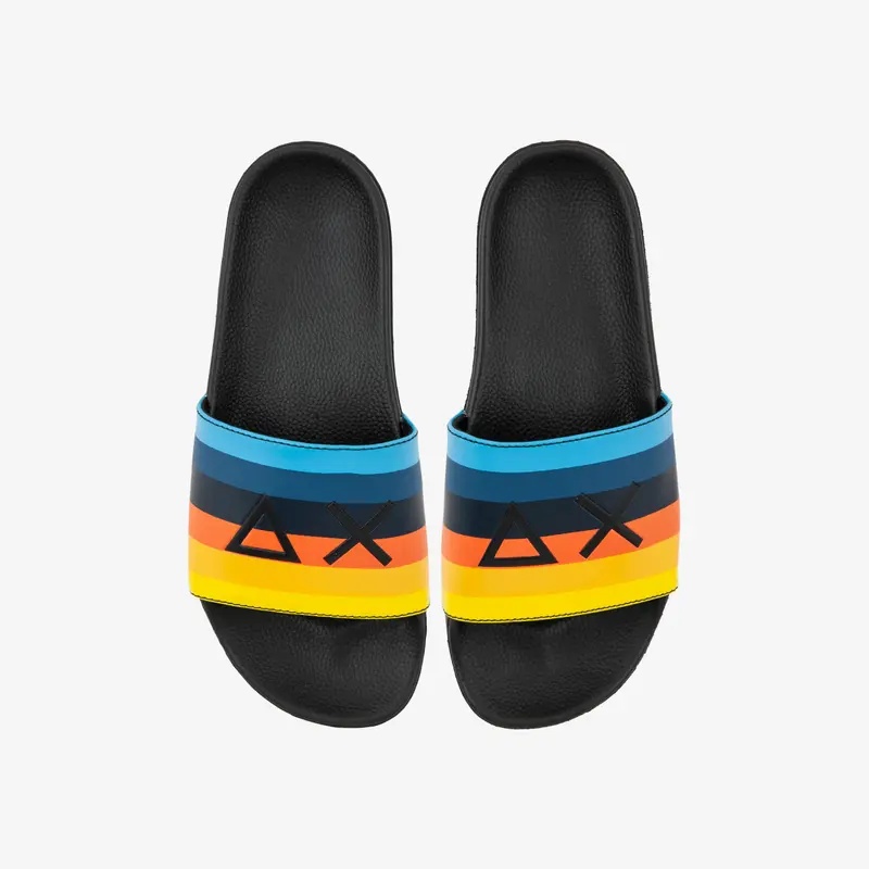 Ciabatta Sun 68 con Logo / Nero