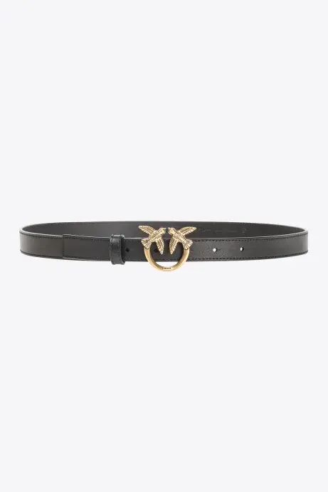 Cintura Altezza 2 in Pelle / Nero