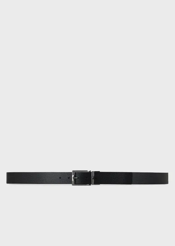 Cintura Emporio Armani in Pelle / Nero