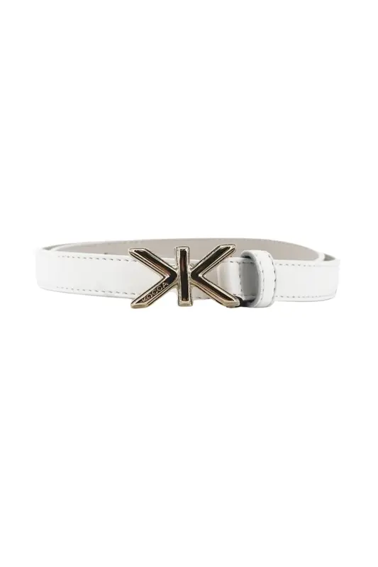 Cintura Kocca in Ecopelle / Bianco