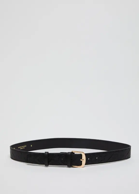 Cintura Liu Jo con Logo / Nero