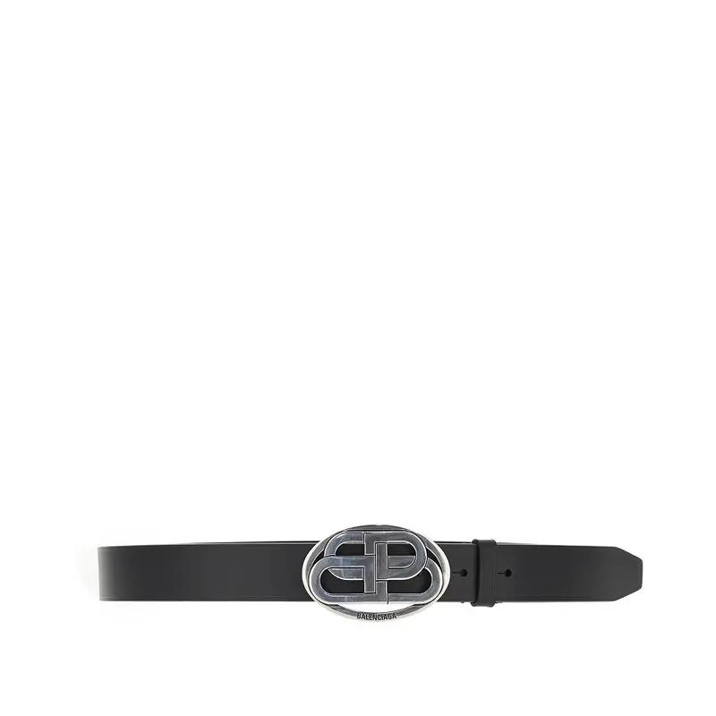 Cintura 'Oval BB' in pelle