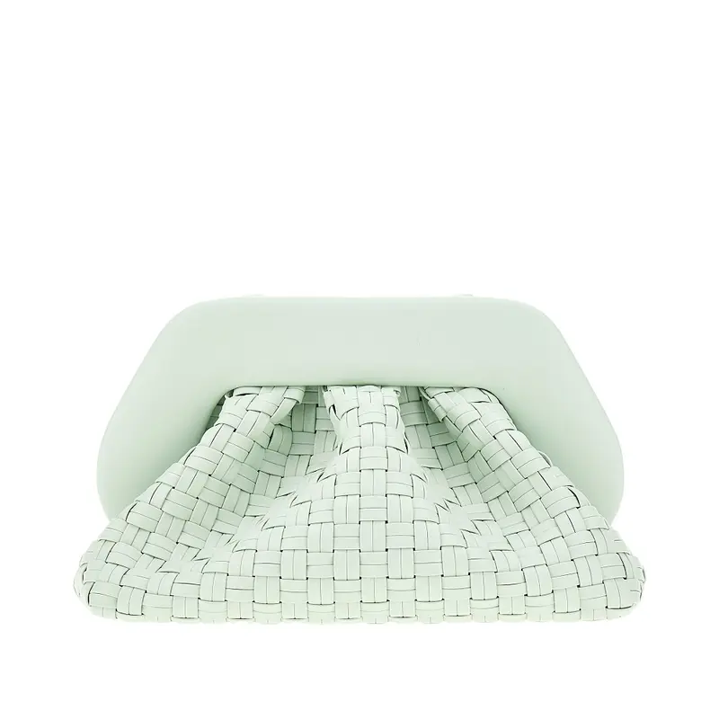 Clutch 'Tia' in pelle vegana intrecciata