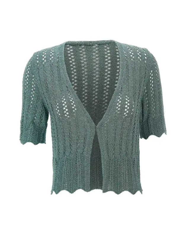 Coprispalle in maglia traforata