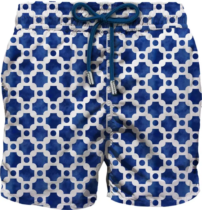 Costume da Bagno con Stampa / Blu