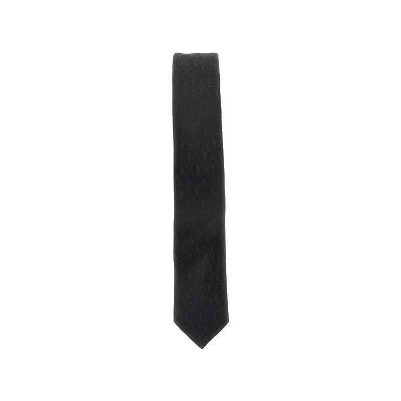 Cravatta in seta jacquard monogram