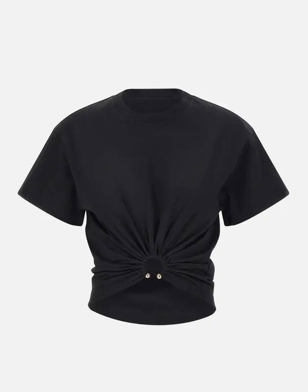 "Cropped tee shirt"