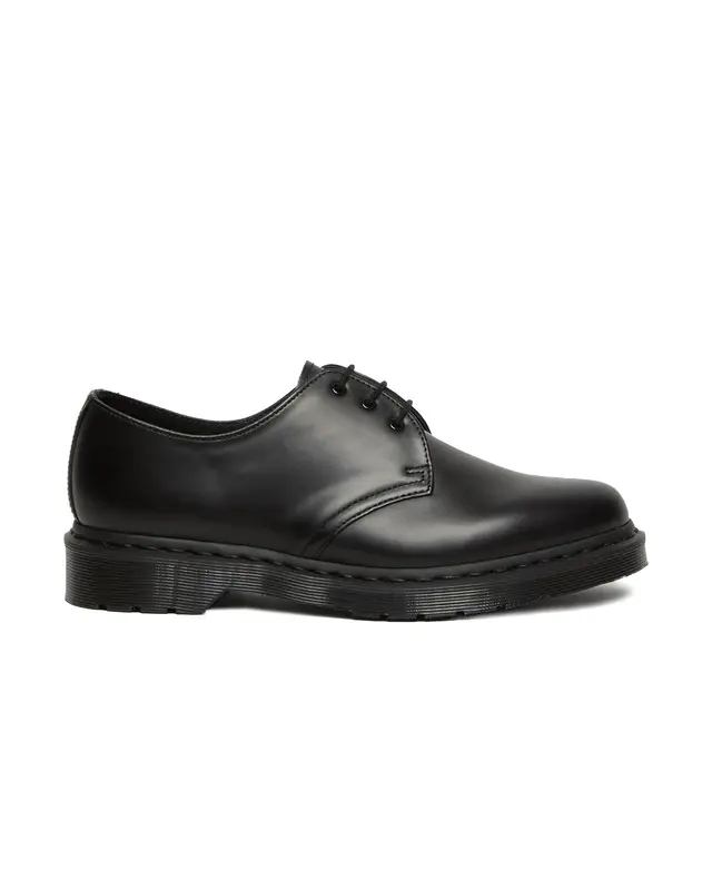 Derby 1461 Mono pelle nera