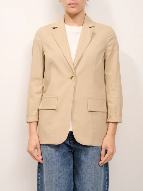 DIXIE - GIACCA 1 BOTTONE - BEIGE