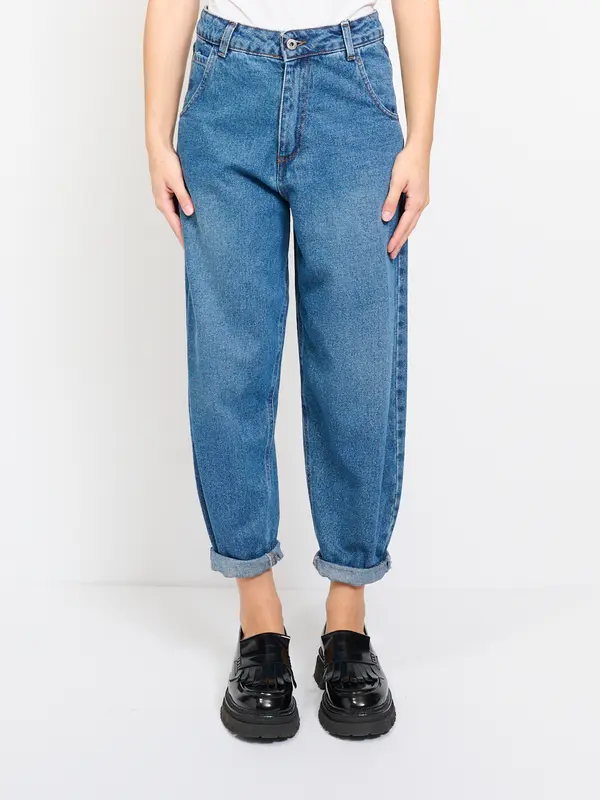 DIXIE - JEANS BOYFIT - DENIM