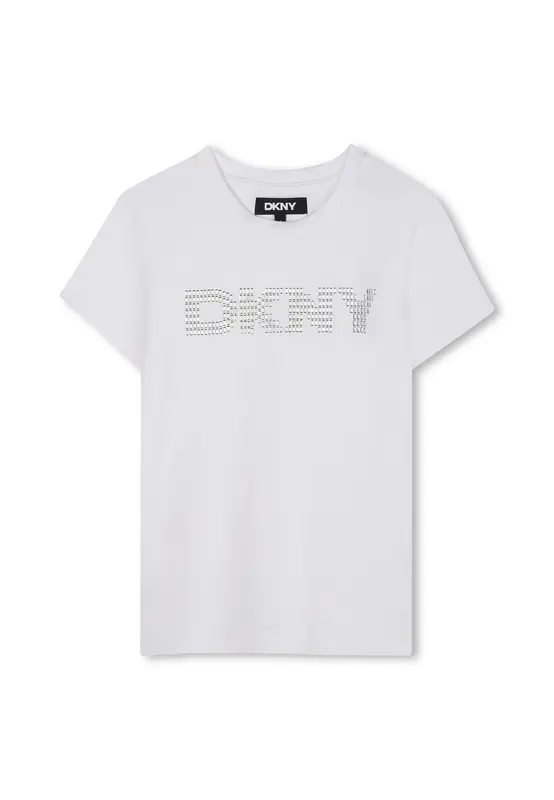 Dkny T-shirt con Borchie Quadrate