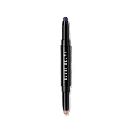 "Dual-Ended Long-Wear Cream Shadow Stick Silk Shimmer/Rich Navy Matte" 1.6gr