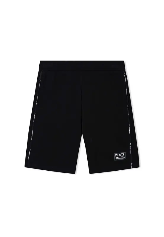 Ea7 armani Bermuda Tinta Unita Logo A Contrasto