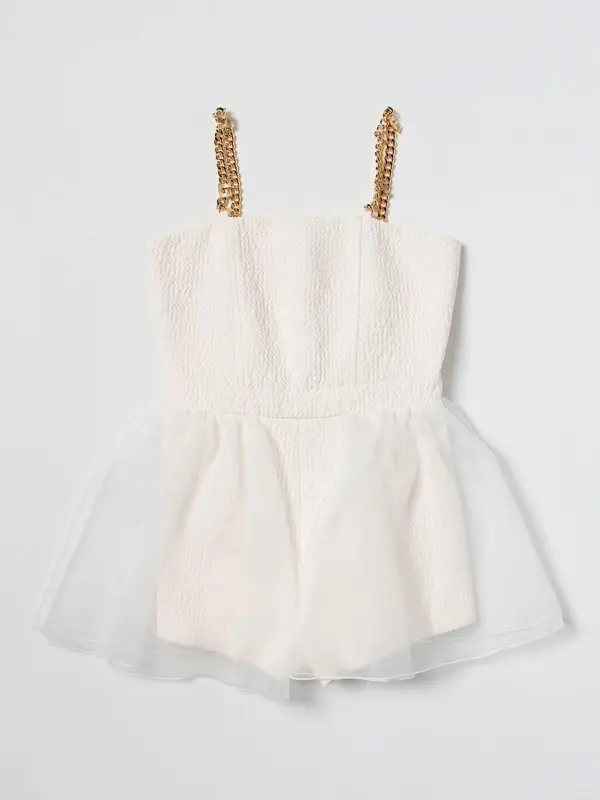 ELISABETTA FRANCHI La Mia Bambina TUTA CON BRETELLE CON CHARMS
